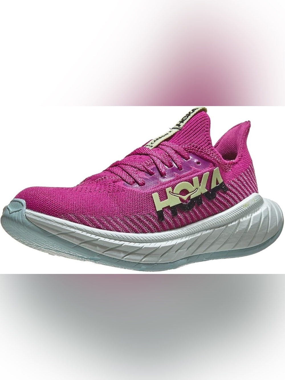 HOKA - Carbon X 3 Women’s Performance Running Shoe, Fuchsia/Black, Size 9 (D)
